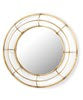 Round gold Mirror