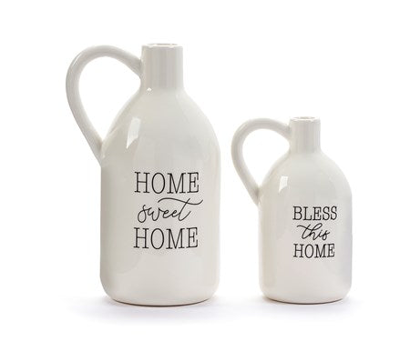 Home sweet home vases