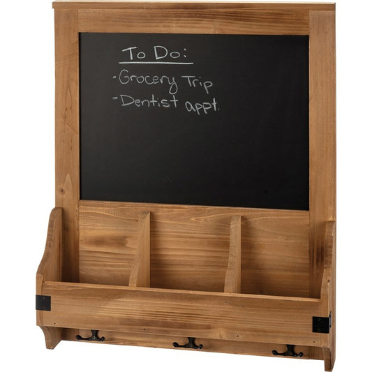 Chalk Board Wall Organizer